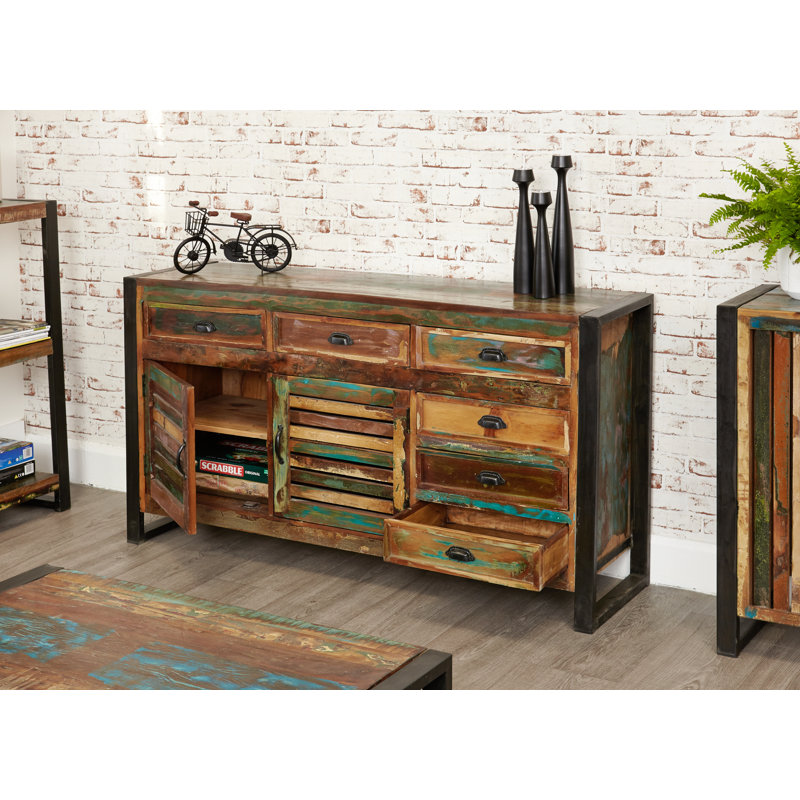 Aurelie 150cm Solid Wood Sideboard