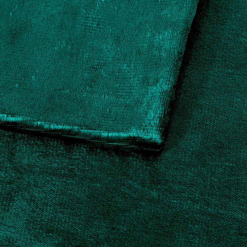 Heavy Crushed Velvet Cushion Cover, Green Emerald
