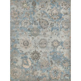 Essex Wool Damask Area Rug