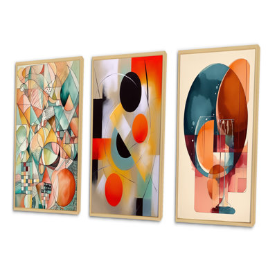 " The Geometry Of Light " 3 - Pieces