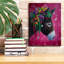  «Pink Burro» par Heather Gauthier, art mural sur toile, 12 po x 16 po
