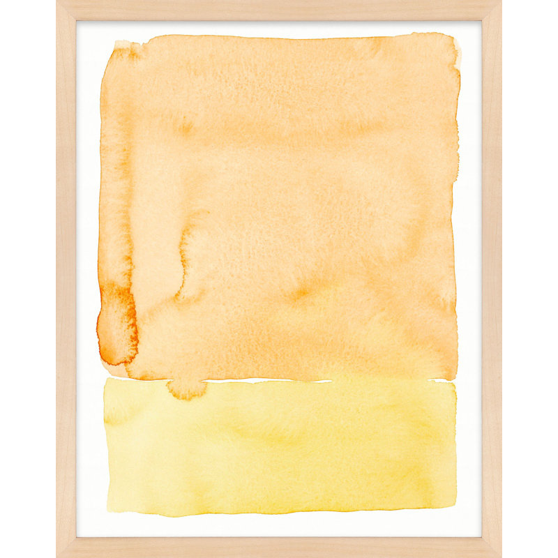 Orange Sky Painting by Jacques Pilon, 30" H x 24" W, Maple Wood
