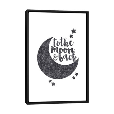 «To the Moon and Back», impression sur toile tendue