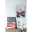 Décoration murale 50% bois de sapin et pampille rectangulaire - Ajoutez du style à votre salon, chambre, bureau, couloir