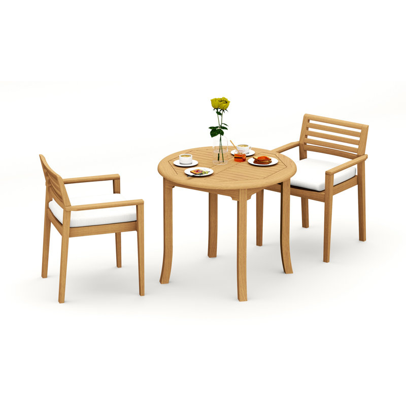 Montana Outdoor - Piece Teak Dining Set, 2