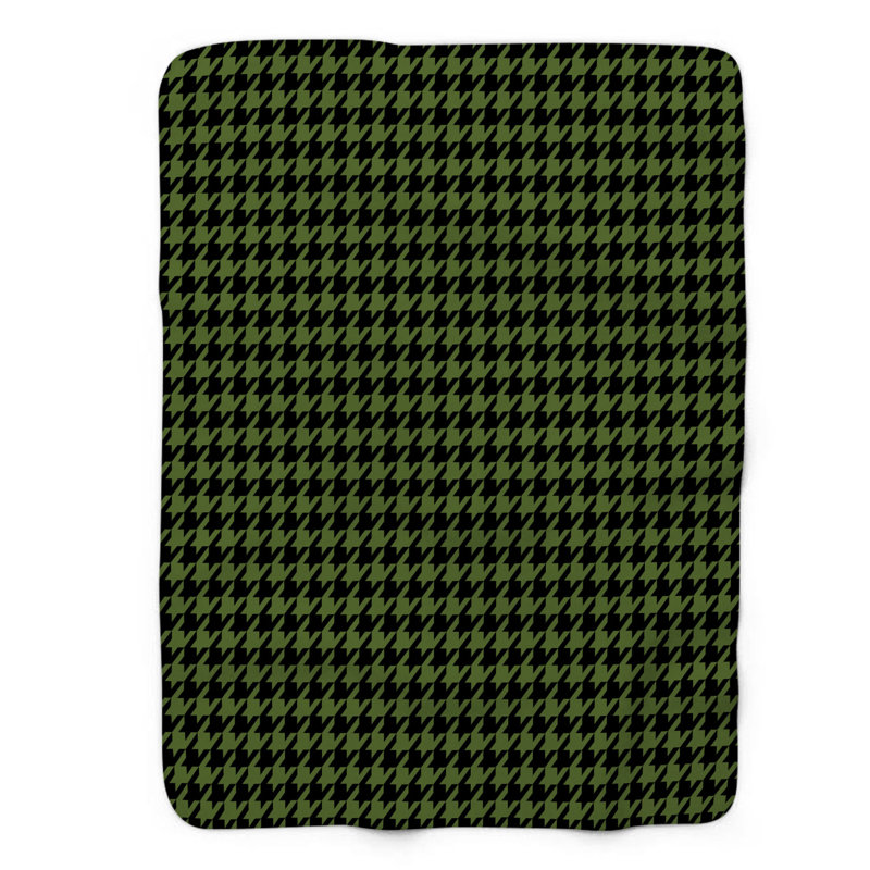 Style olive noir - couverture sherpa de qualité supérieure 1 pièce, Lit simple