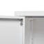Armoire de rangement pliante en métal blanc