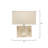 Borealis Alabaster Table Lamp