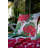 Red Geranium Indoor/Outdoor Knit Pillow
