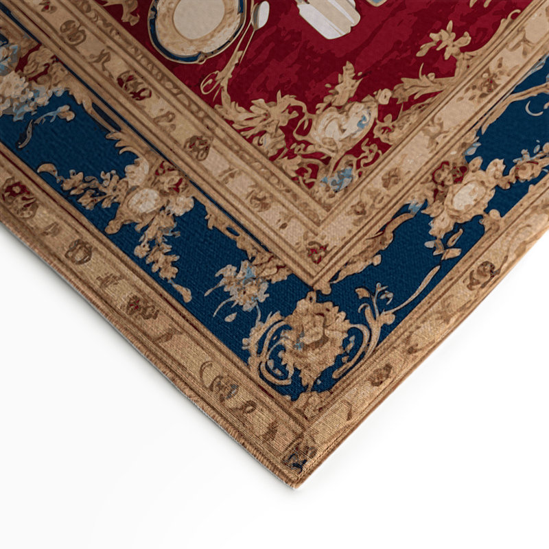 Tapis rouge français intérieur et extérieur, Rectangulaire 3 pi x 5 pi