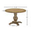 Ensemble de salle à manger Cuthbert 5 pièces, table ronde et 4 chaises élégantes Red Barrel Studio®-576430114