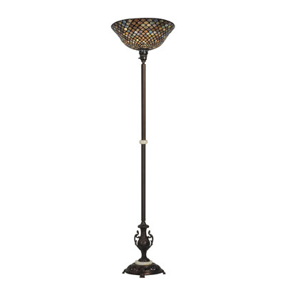 Fishscale Torchiere Floor Lamp