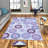 Premium Woven Area Rug, 5.2 x 7.5 Feet, 100% Polyester, 0.3 Inch Pile Height | Antibacterial, Non-Slip PVC Felt Dot Underside | Machine Washable, 3D Digital Print, Ideal for Living Room & Bedroom Decor-994468826
