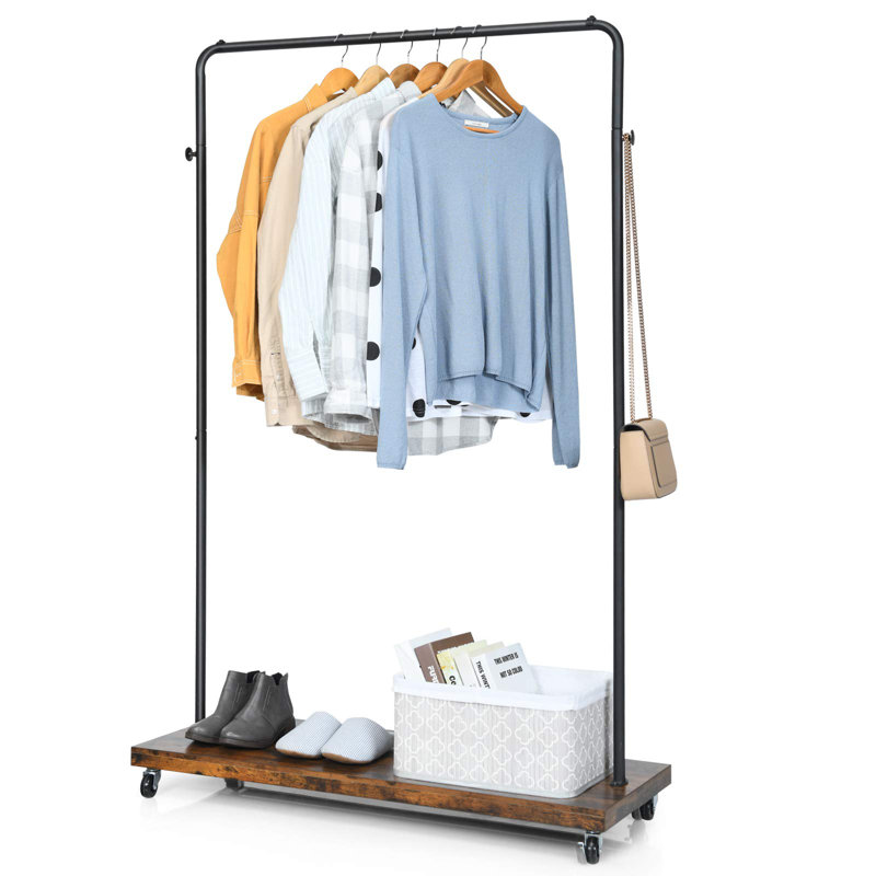 Bodin 103 cm Rolling Clothes Rack