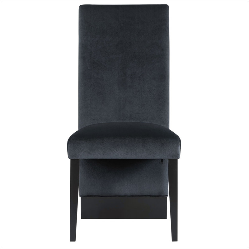 STACEY BLACK DINING CHAIR SET OF 2, Black