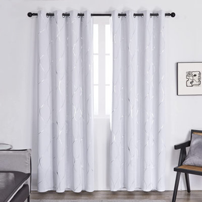 Kellda Thermal Room Darkening Polyester Curtain Panels