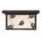 12" Wide Hyde Park Vine Leaf Flushmount