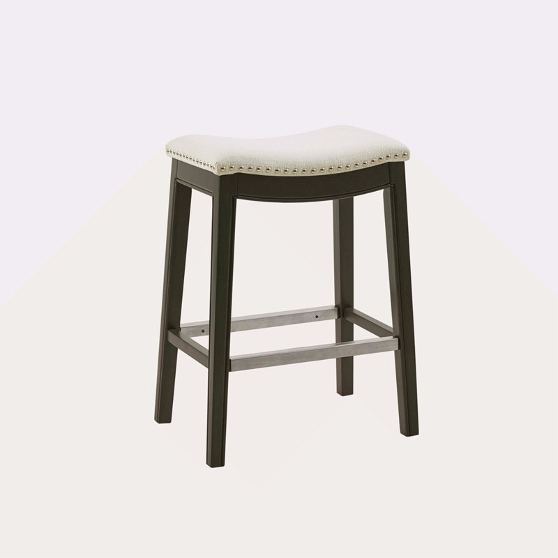 Tabouret de comptoir, Polyester beige