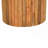Furniture Solid Wood Fluted Marble Side Table