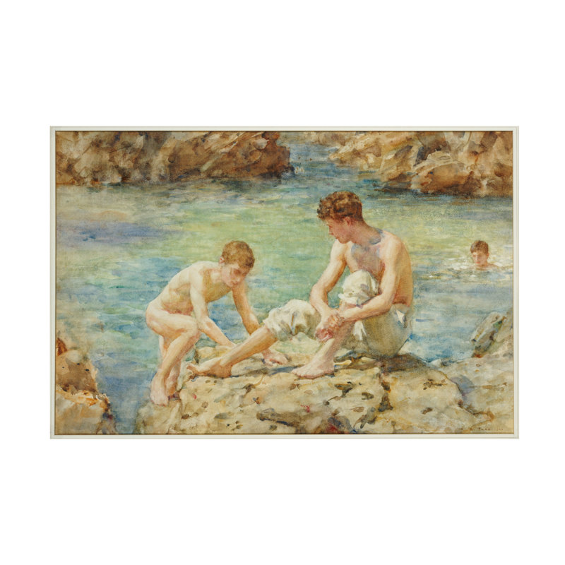 «Henry Scott Tuke The Bathers», 1922, art sur toile, H 12 po x l 19 po