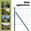 Powder-Coated Steel Border Fencing-613195825