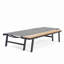 Chaise longue d'extérieur avec table d'appoint