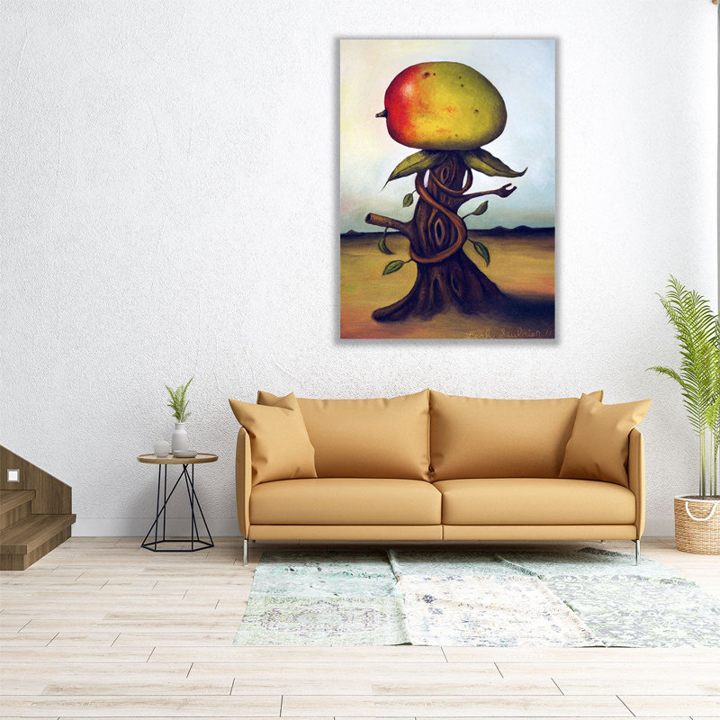 Mango Fruit Tree - Canvas Print Wall Art, 24" H x 18" W
