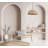 Annemary 1 - Light Brown Single Pendant