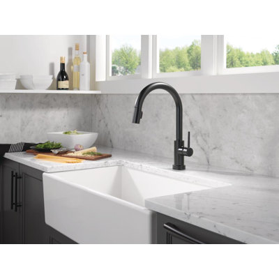 Trinsic VoiceIQ Kitchen Faucet with Touch2O with Touchless Technology