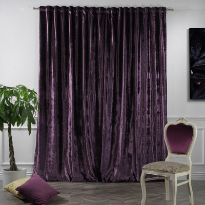 Room Darkening Single Curtain Panel