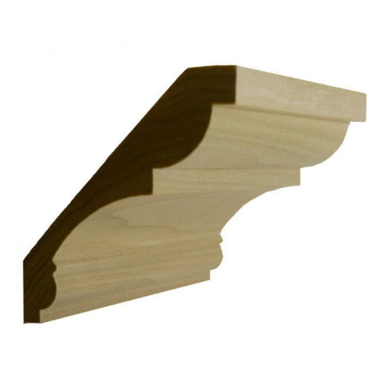 Couronne EWCR21 sans finition, Peuplier, H 4,625 po x l 0,75 po x P 42 po