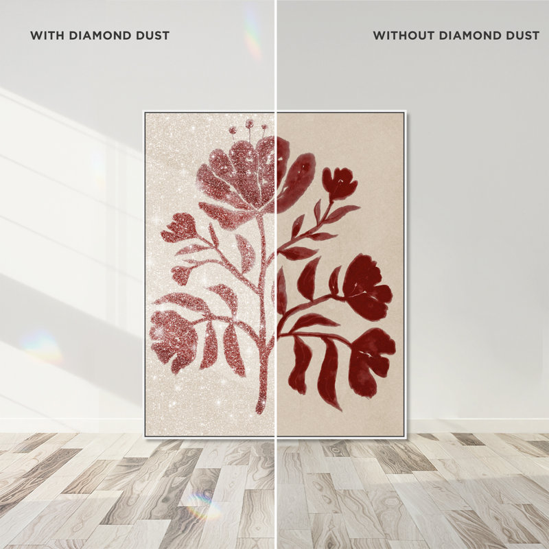 Blooming Alone Print by Oliver Gal, 17"H x 21"W, White Floater Frame