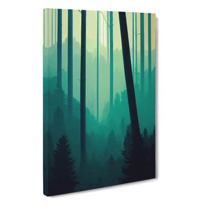 Serene Forest - Wrapped Canvas