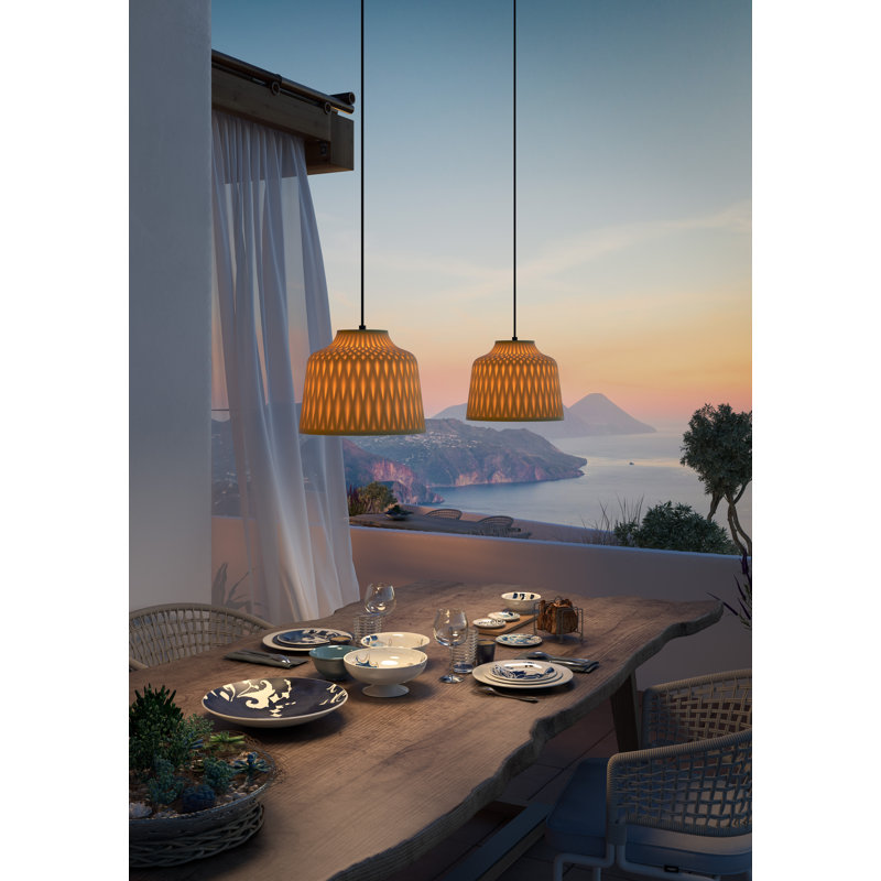 1 - Light Pendant, Olive Gray