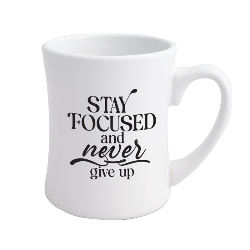 Stay Focused Designer Coffeehouse Mug, 19oz