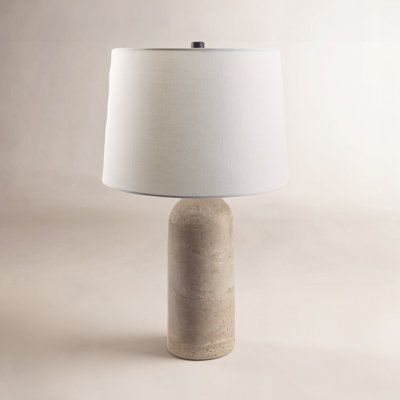 Holderness Travertine Table Lamp