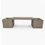 Banc de jardinière Grove - Brun cendré
