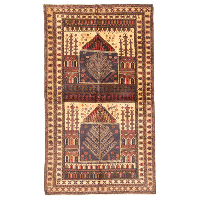 Rizbaft Beige Rug 3'6" x 6'1"