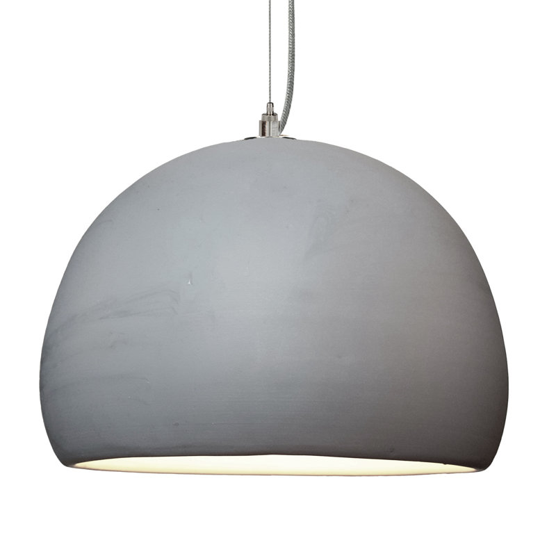 Clay 1 - Light Pendant, Brushed Nickel, Matte Black