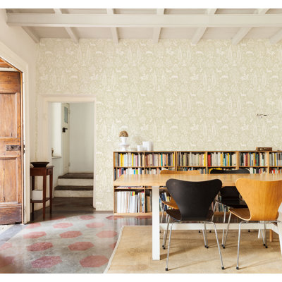 Rouleau de papier peint L 33 pi x l 20,5 po Zimmer Woodland