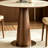 Walnut Round Dining Table-128604385