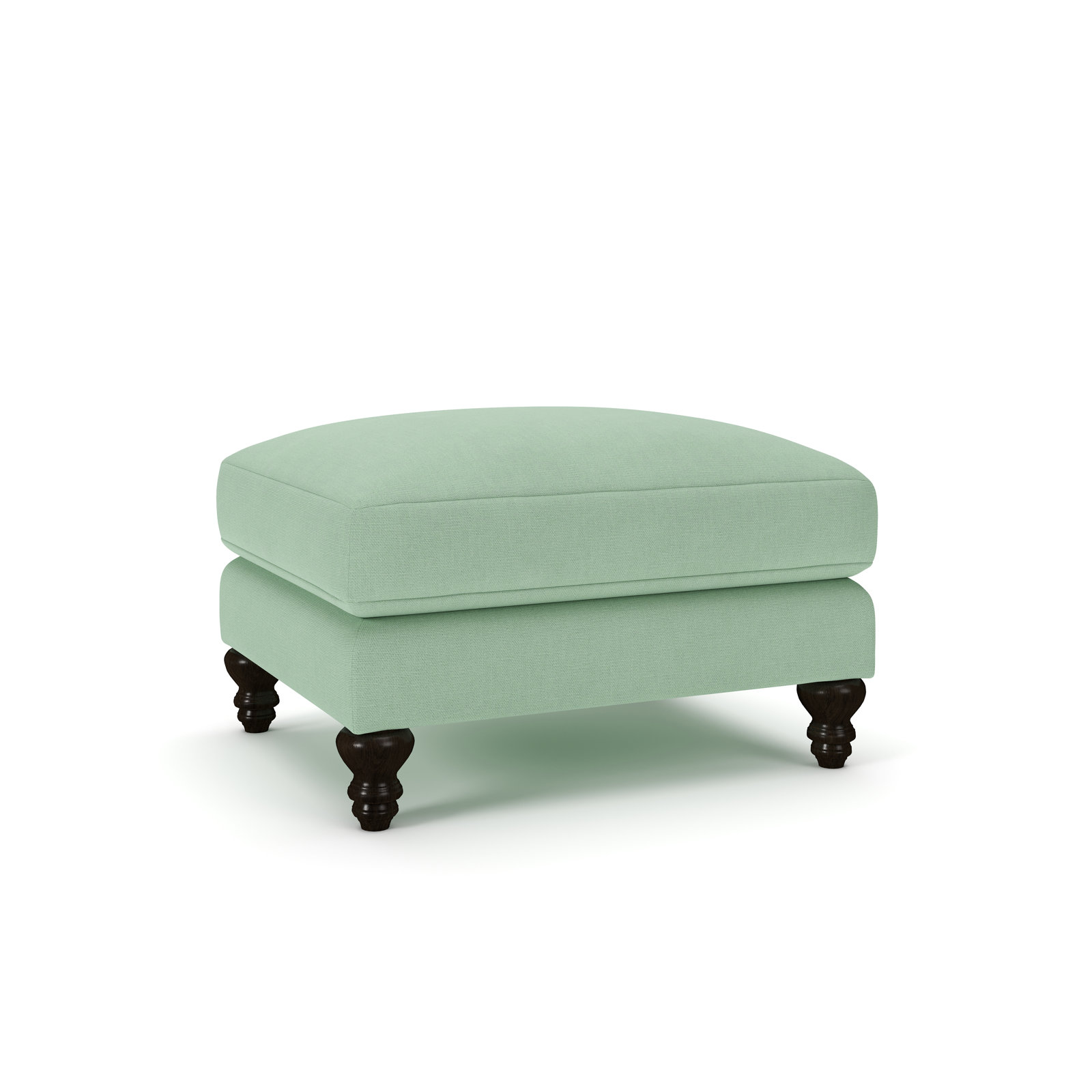 Walters Upholstered Ottoman, Bayou Spray Canvas