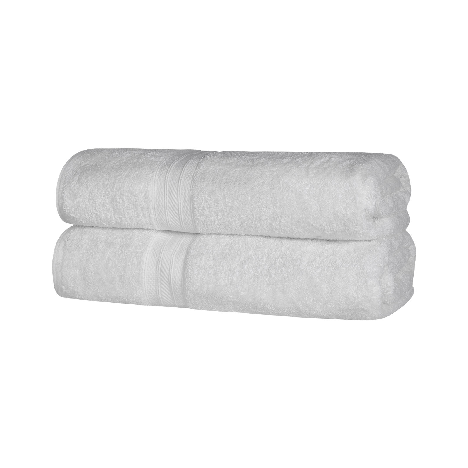Combed Cotton Bath Sheet, White