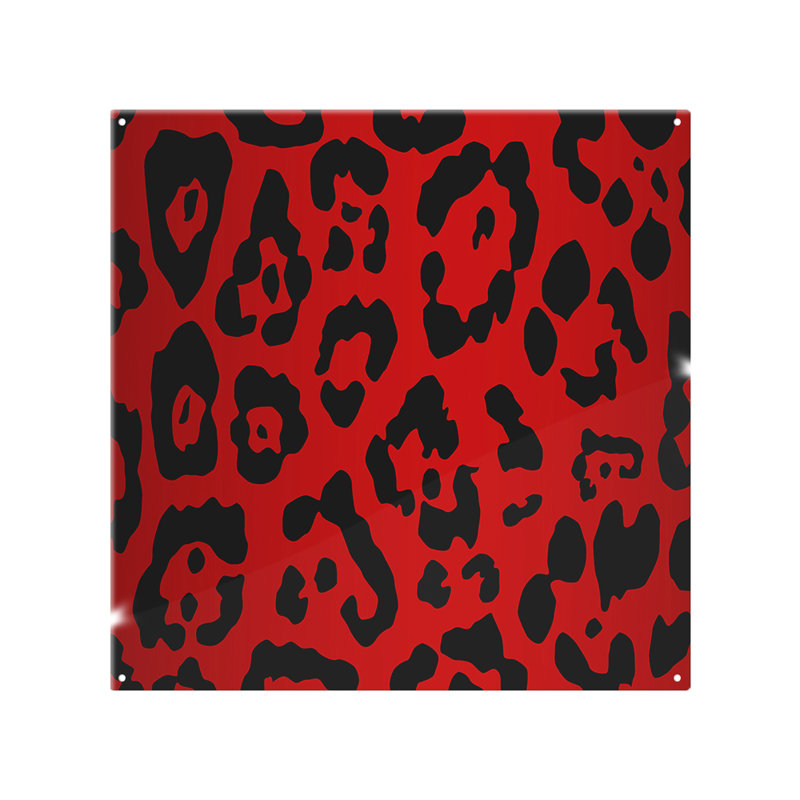 Leopard Print Splash Back, 60cm L x 60cm W