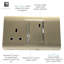Trendi Switch 45 Amp Cooker Switch & 13 Amp Plug Socket with Neon-86175396