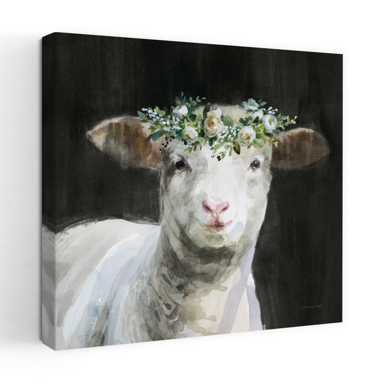 Art floral fantaisiste Barnyard Whimsy II, H 18 po x l 18 po