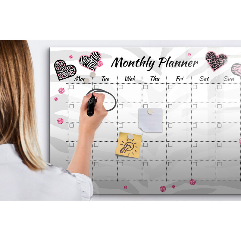 Magnetic Glass Dry Erase Board