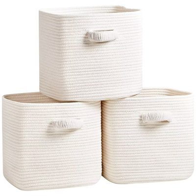 Gracie Oaks Fabric Decorative Basket