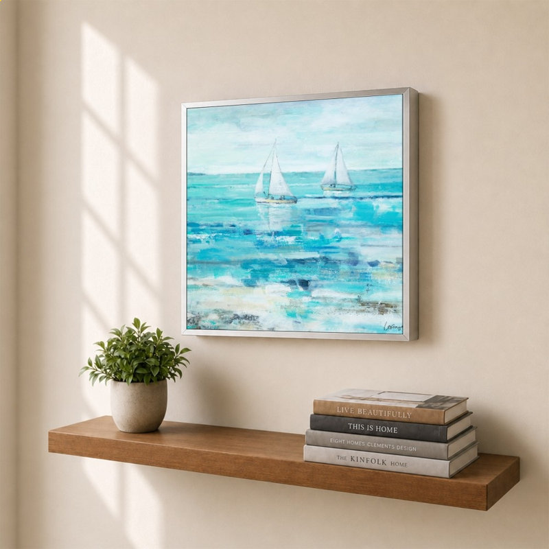 Duo de voiliers par Lorenzo Collective - Impression sur toile