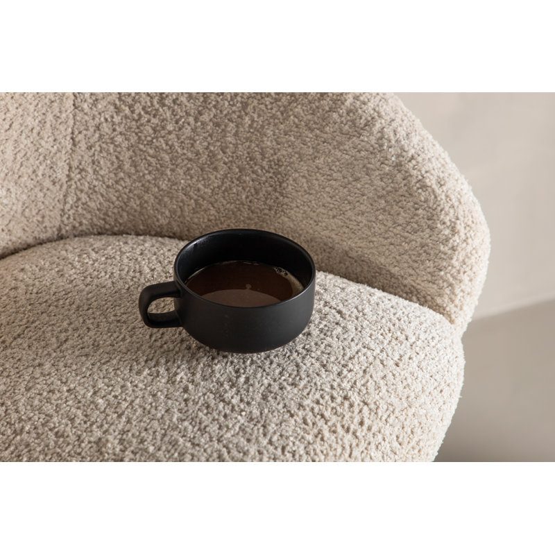 Terrest Upholstered Counter Stool with Metal Frame